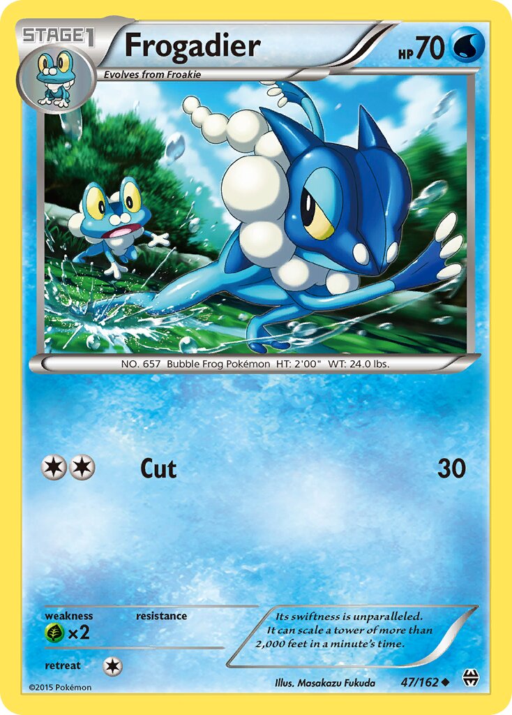 Frogadier - 47/162 - Uncommon (Inglés MP)