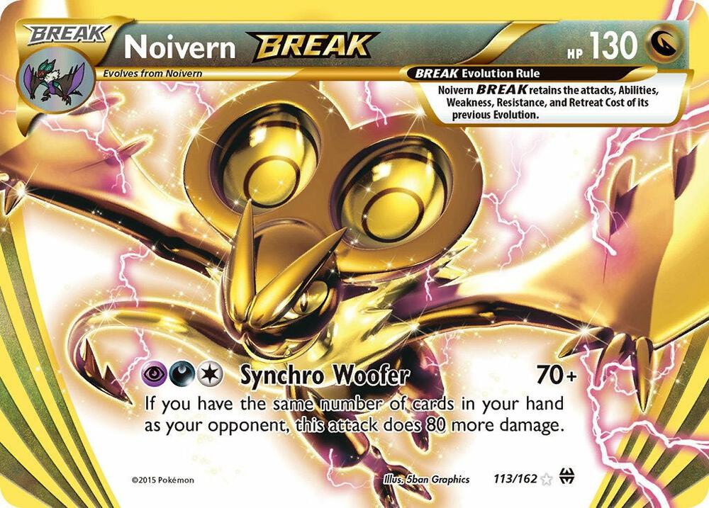 Noivern BREAK - 113/162 - Rare BREAK (Inglés Foil NM)