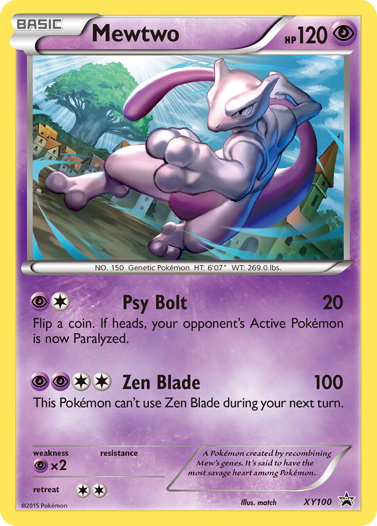 Mewtwo - XY100 - Promo (Inglés Foil LP)