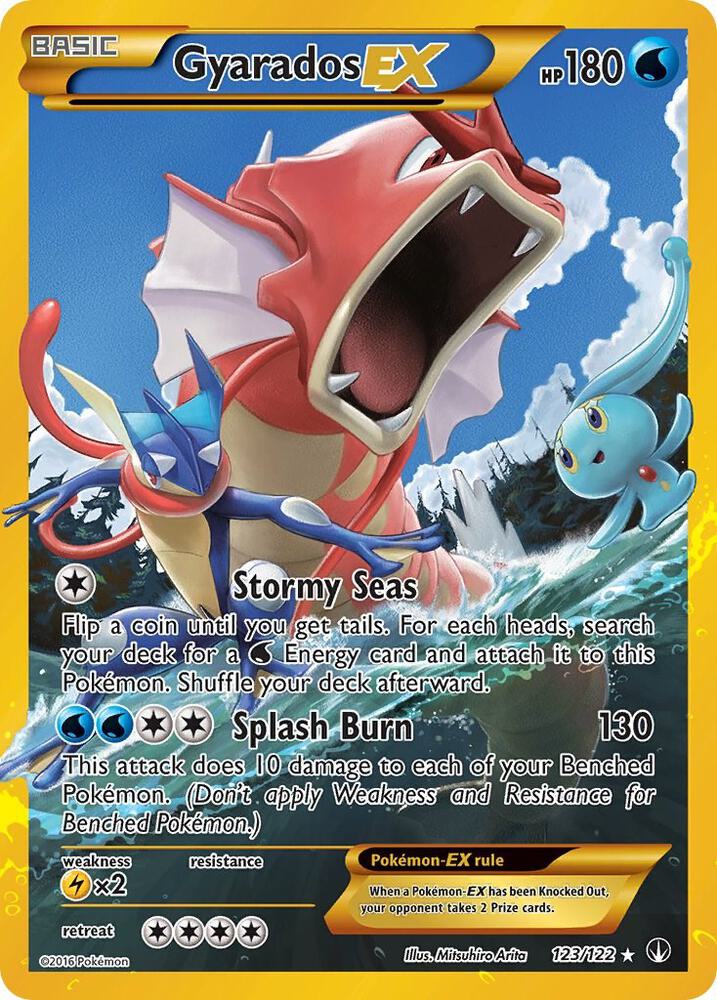 Gyarados-EX - 123/122 - Rare Secret (Inglés Foil LP)