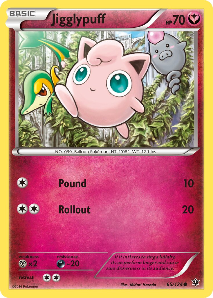Jigglypuff - 65/124 - Common (Inglés NM)