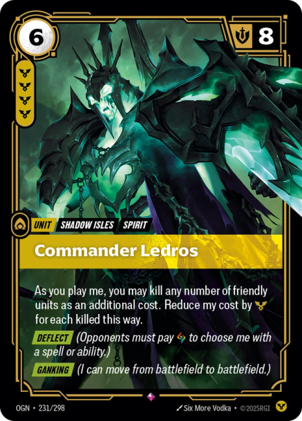 COMMANDER LEDROS - OGN-231/298