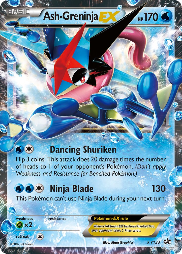 Ash-Greninja-EX - XY133 - Promo (Inglés Foil NM)