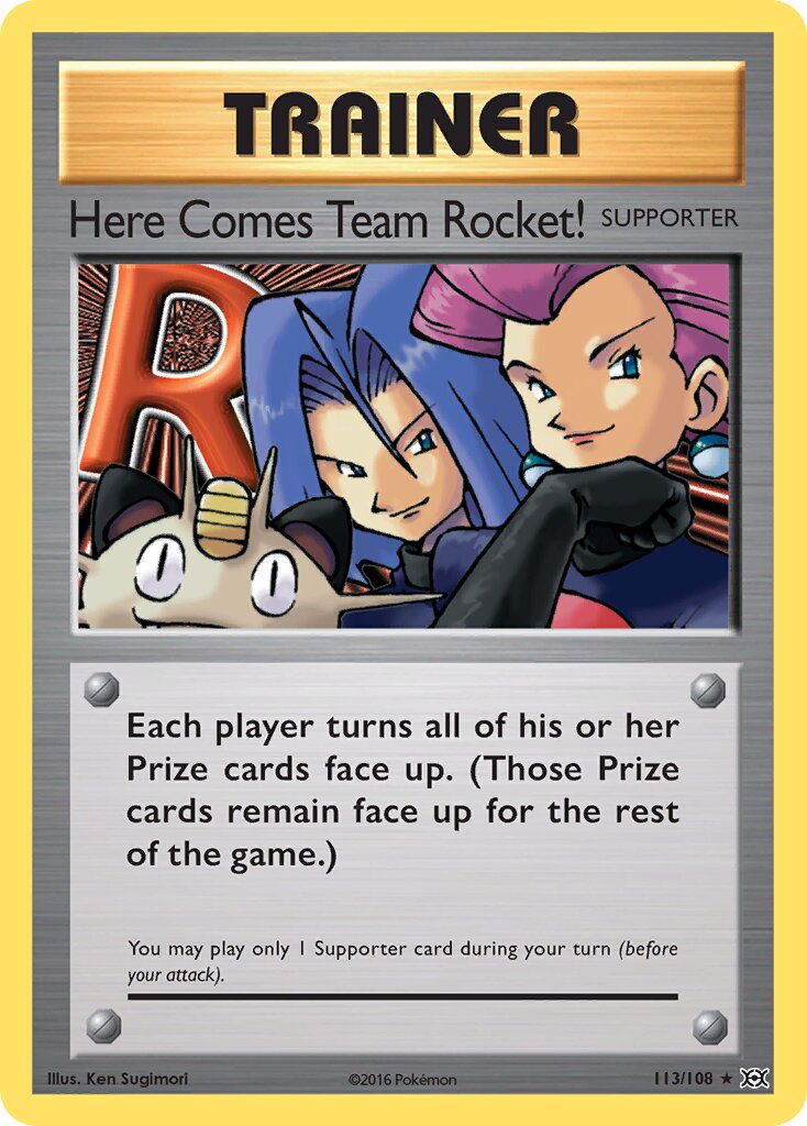 Here Comes Team Rocket! - 113/108 - Rare Secret (Inglés NM)