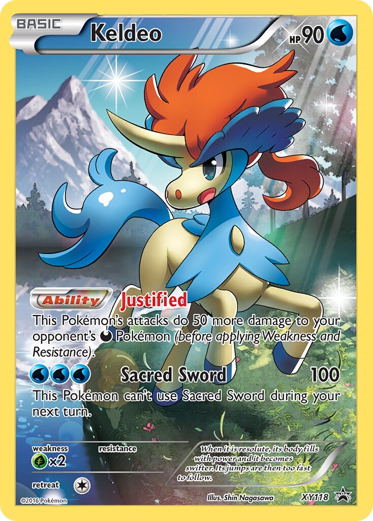 Keldeo - XY118 - Promo (Inglés Foil NM)