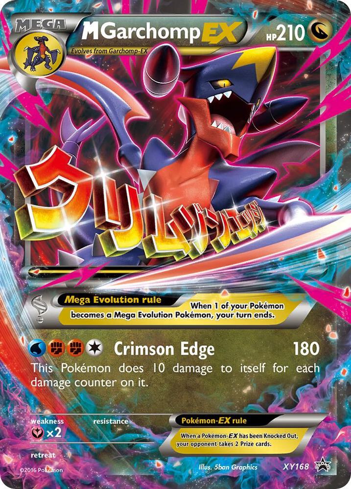 M Garchomp-EX - XY168 - Promo (Inglés Foil LP)