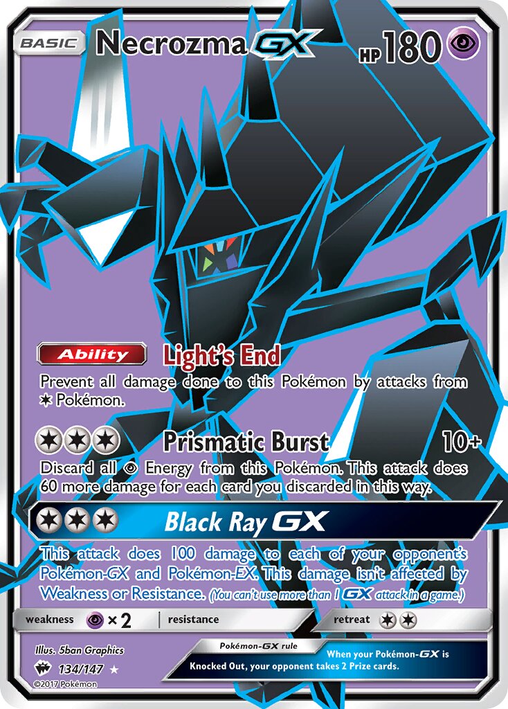 Necrozma-GX - 134/147 - Rare Ultra (Inglés Foil LP)