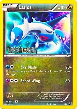 Latios - 10/20 (Dragon Vault) - 010/020 - Promo (Inglés Foil NM)