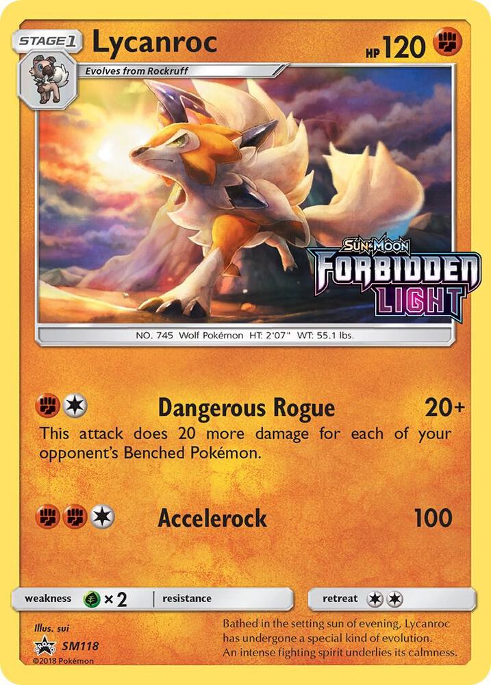 Lycanroc - SM118 - Promo (Español Foil NM)