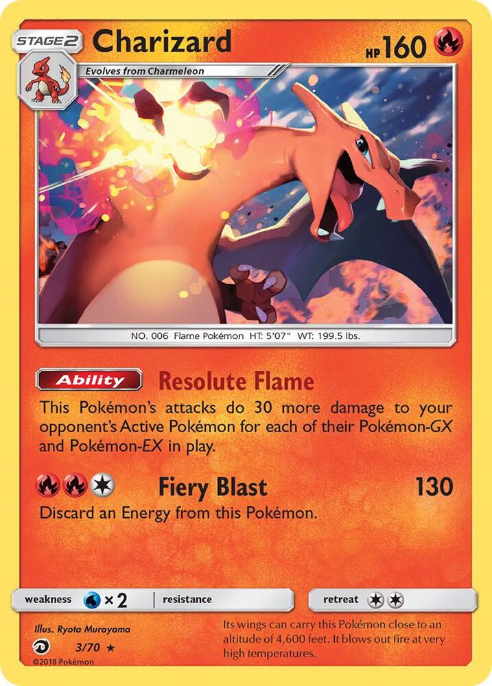 Charizard - 3/70 - Rare Holo (Español Foil NM)