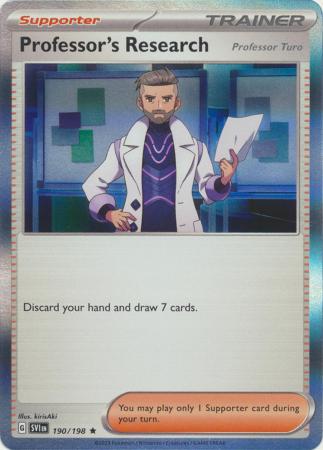 Professor's Research (Professor Turo) - 190/198 - Holo Rare