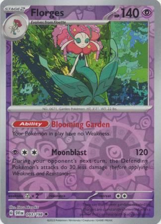 Florges - 093/198 - Uncommon Reverse Holo