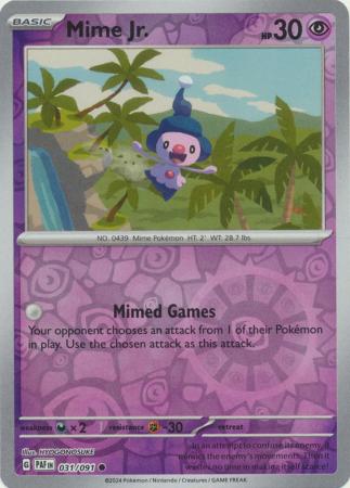 Mime Jr. - 031/091 - Common Reverse Holo