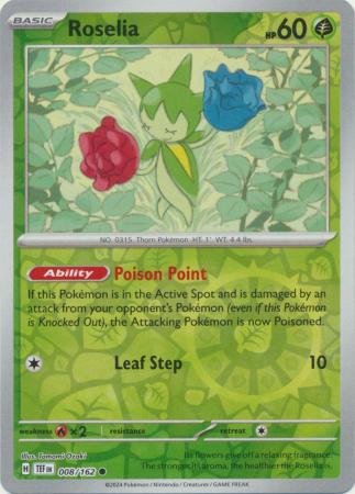 Roselia - 008/162 - Common Reverse Holo (Español)