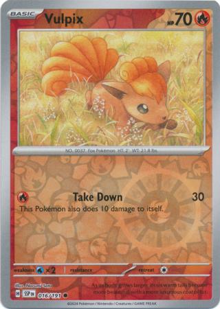 Vulpix - 016/191 - Common Reverse Holo (Español)
