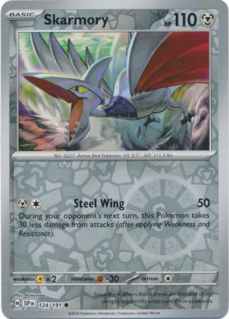 Skarmory - 124/191 - Common Reverse Holo