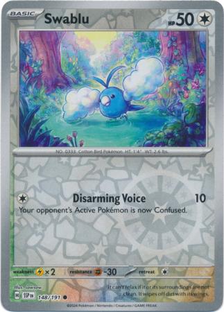 Swablu - 148/191 - Common Reverse Holo