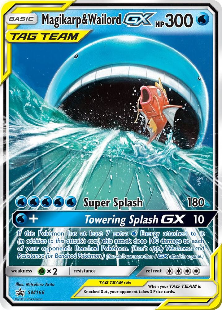 Magikarp & Wailord-GX - SM166 - Promo (Español Foil LP)