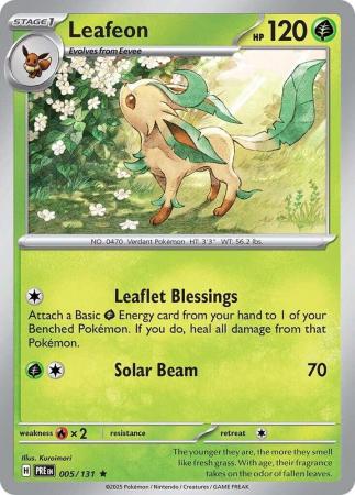 Leafeon - 005/131 - Holo Rare