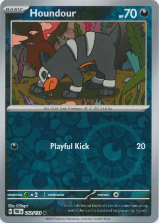Houndour - 062/131 - Common Reverse Holo (Español)