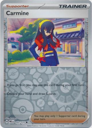 Carmine - 103/131 - Uncommon Reverse Holo