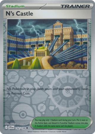 N's Castle - 152/159 - Uncommon Reverse Holo (Español)