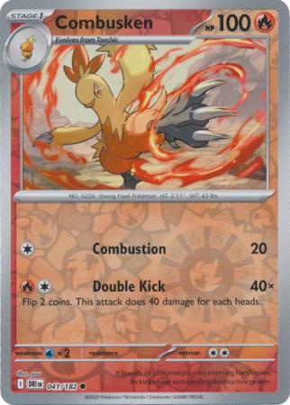 Combusken - 041/182 - Common Reverse Holo (Español)