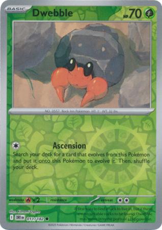 Dwebble - 011/182 - Common Reverse Holo