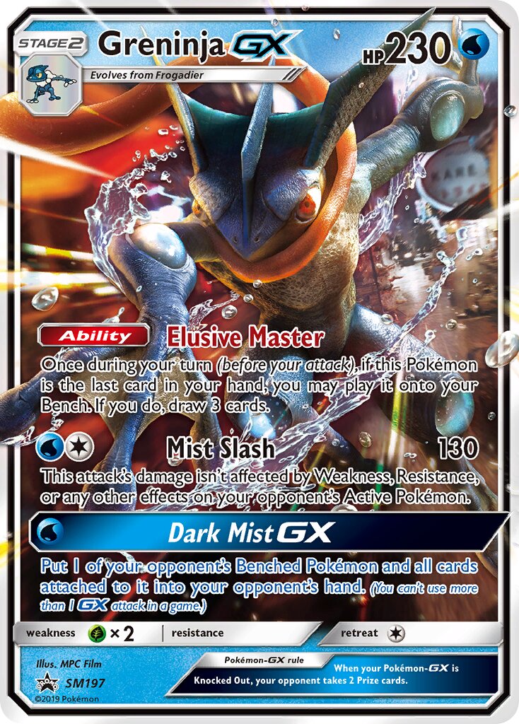 Greninja-GX - SM197 - Promo (Inglés Foil NM)