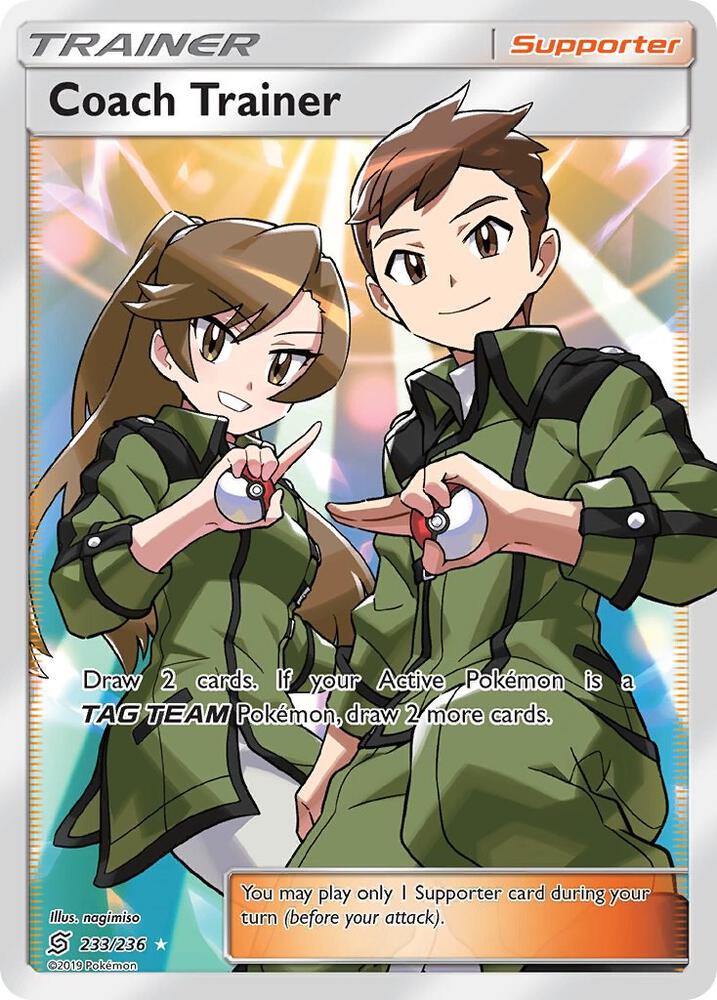Coach Trainer - 233/236 - Rare Ultra (Inglés Foil NM)