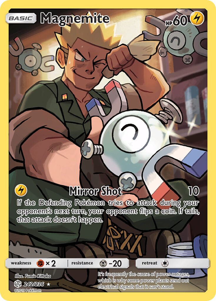 Magnemite - 242/236 - Rare Secret (Inglés Foil LP)