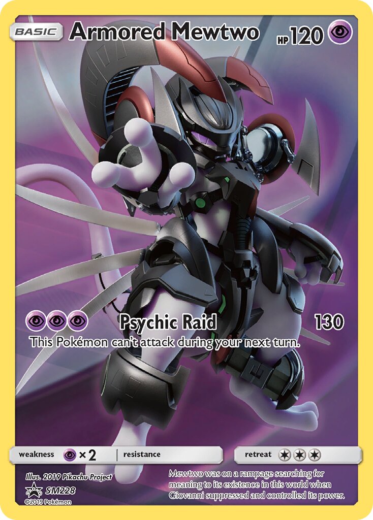 Armored Mewtwo - SM228 - Promo (Español Foil LP)