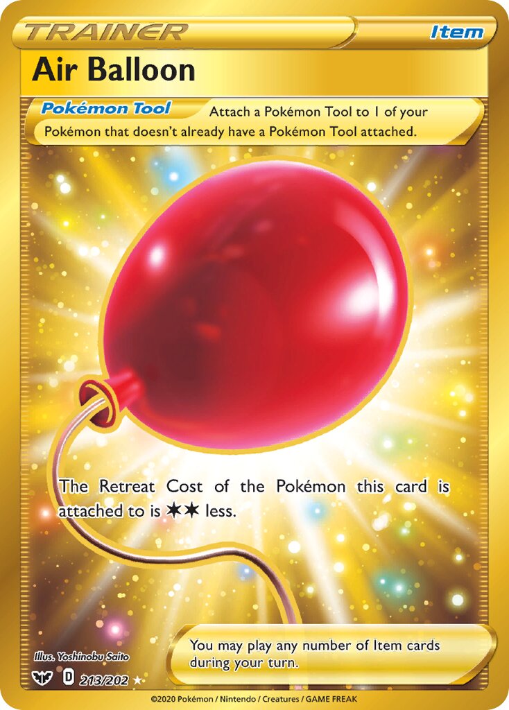 Air Balloon - 213/202 - Rare Secret (Español Foil NM)