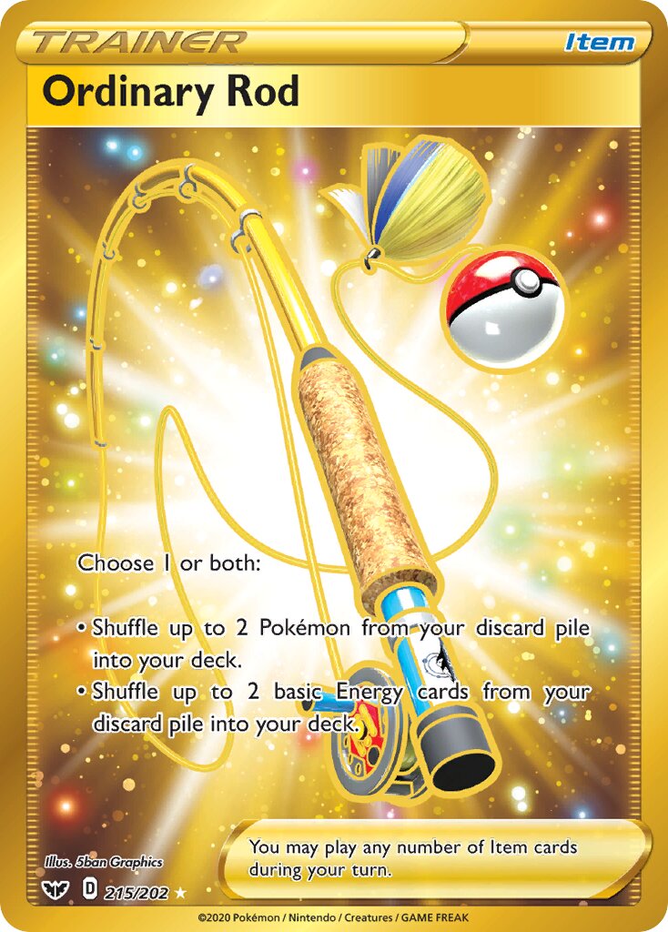 Ordinary Rod - 215/202 - Rare Secret (Inglés Foil NM)