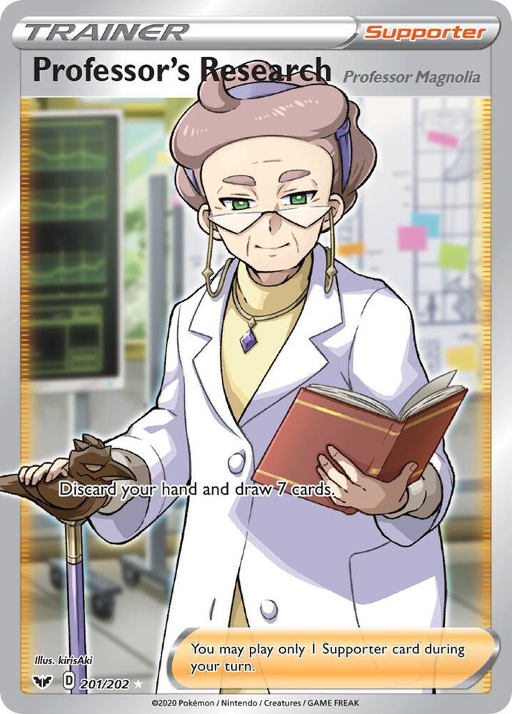 Professor's Research - 201/202 - Rare Ultra (Inglés Foil NM)