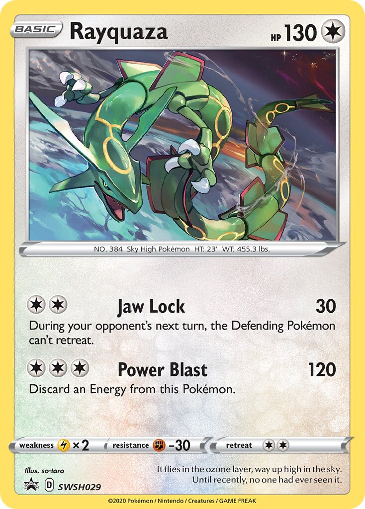 Rayquaza - SWSH029 - Promo (Español Foil NM)