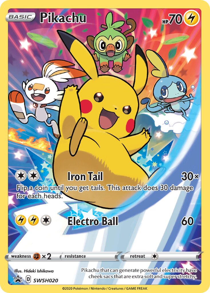 Pikachu - SWSH020 - Promo (Español Foil NM)