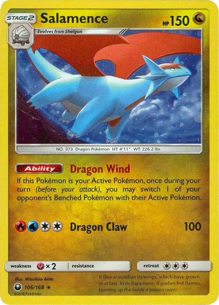 Salamence - 106/168 (Cosmos Holo) - 106/168 - Promo (Inglés Foil NM)