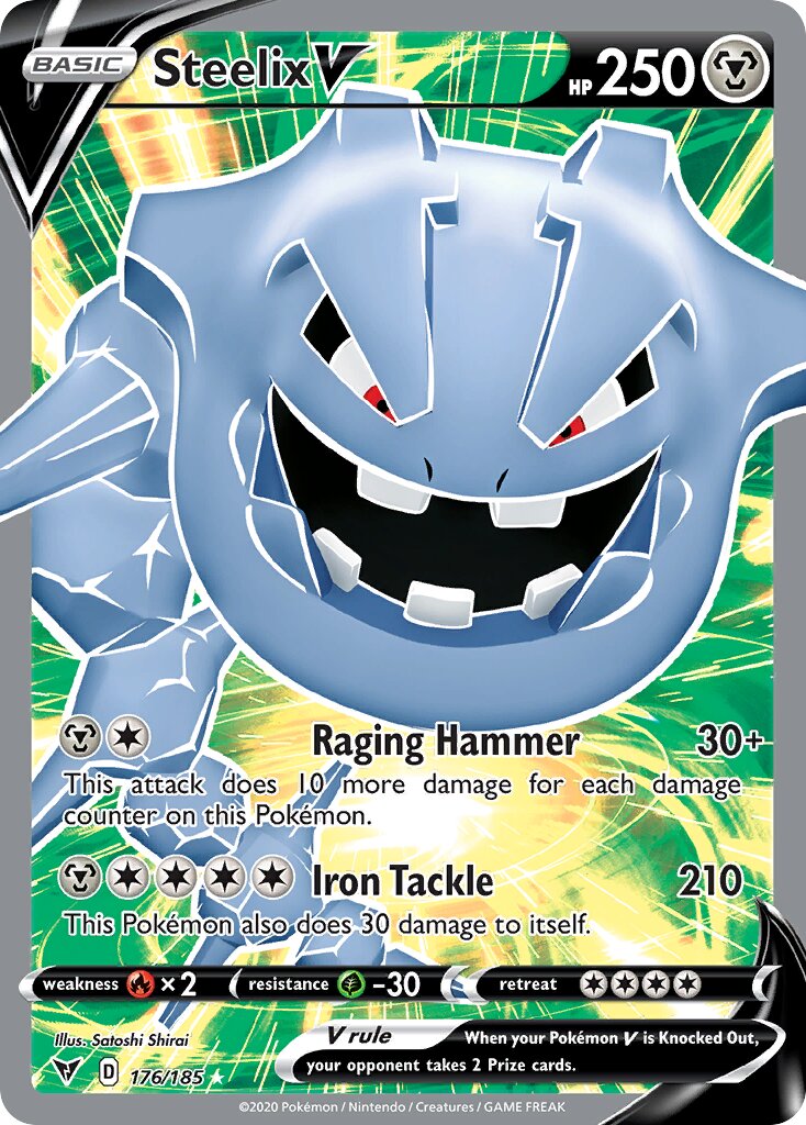 Steelix V - 176/185 - Rare Ultra (Inglés Foil NM)