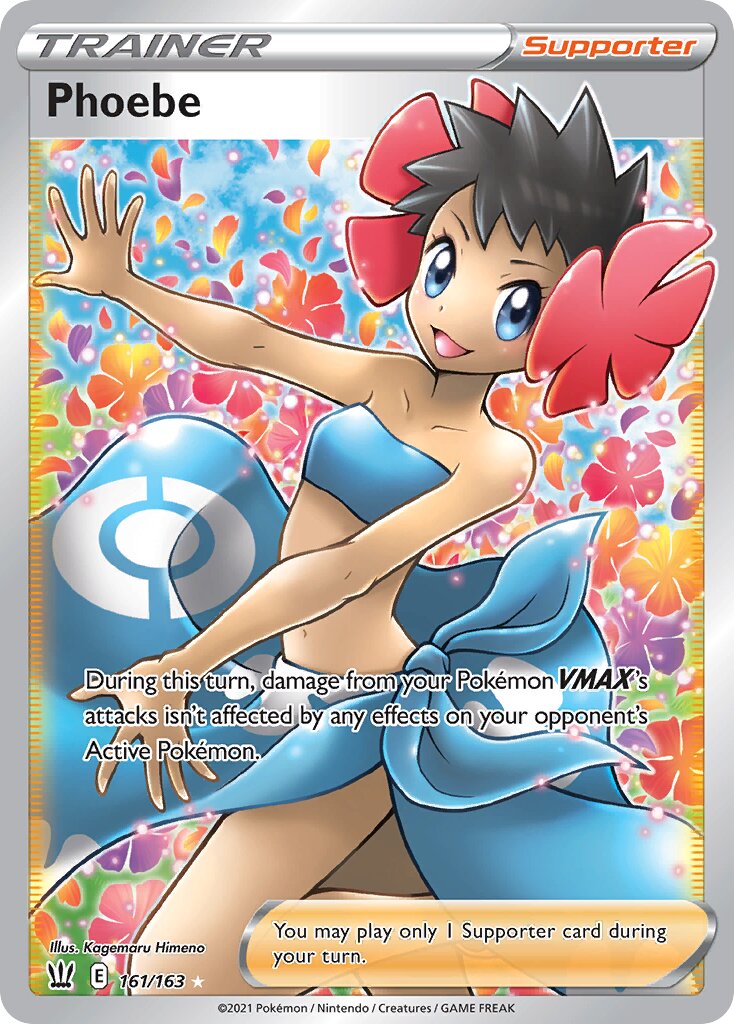 Phoebe - 161/163 - Rare Ultra (Inglés Foil DMG)