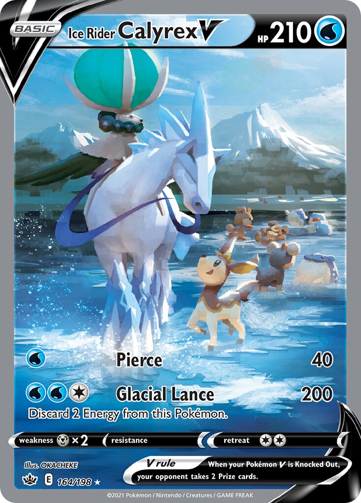 Ice Rider Calyrex V - 164/198 - Rare Ultra (Inglés Foil NM)
