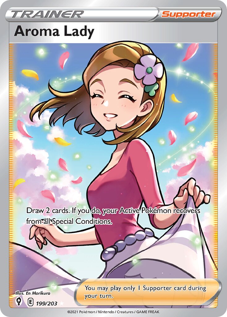 Aroma Lady - 199/203 - Rare Ultra (Inglés Foil NM)