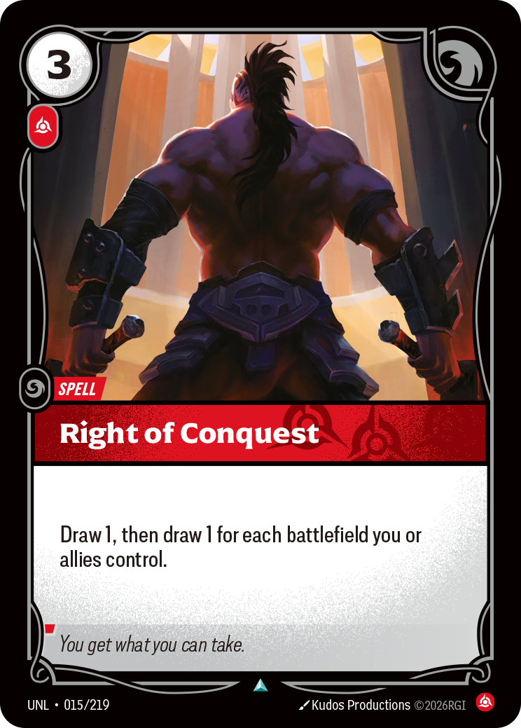 Right of Conquest - 015/219