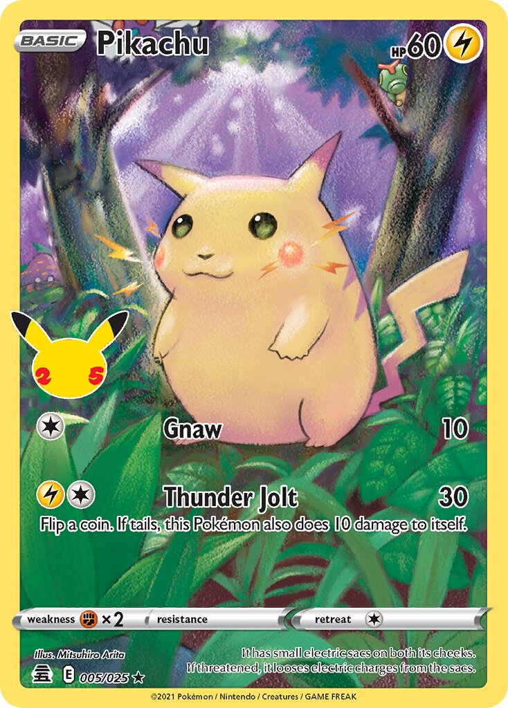 Pikachu - 005/025 - Rare Holo (Inglés Foil NM)