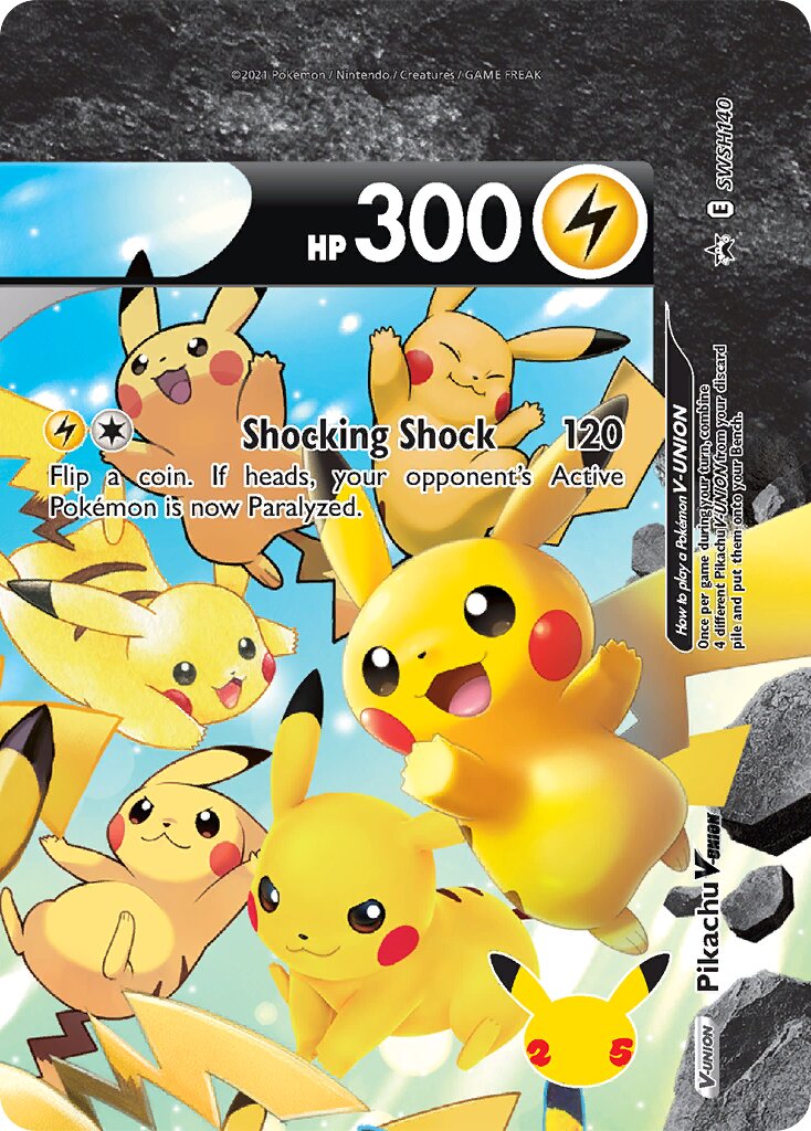 Pikachu V-UNION - SWSH140 - Promo (Inglés Foil NM)