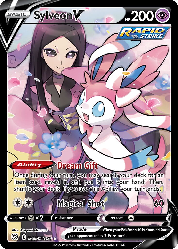 Sylveon V - TG14/TG30 - Holo Rare V (Inglés Foil NM)