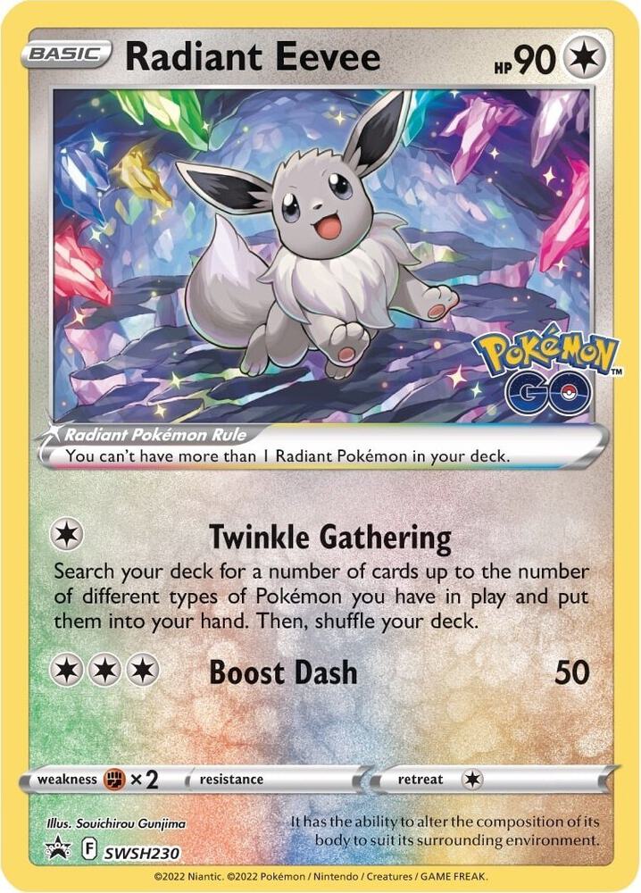 Radiant Eevee - SWSH230 - Promo (Inglés Foil NM)