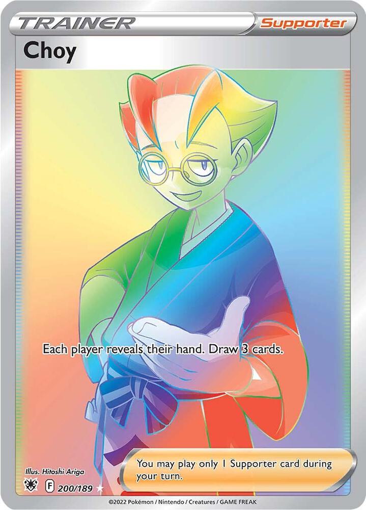 Choy - 200/189 - Rare Rainbow (Inglés Foil NM)