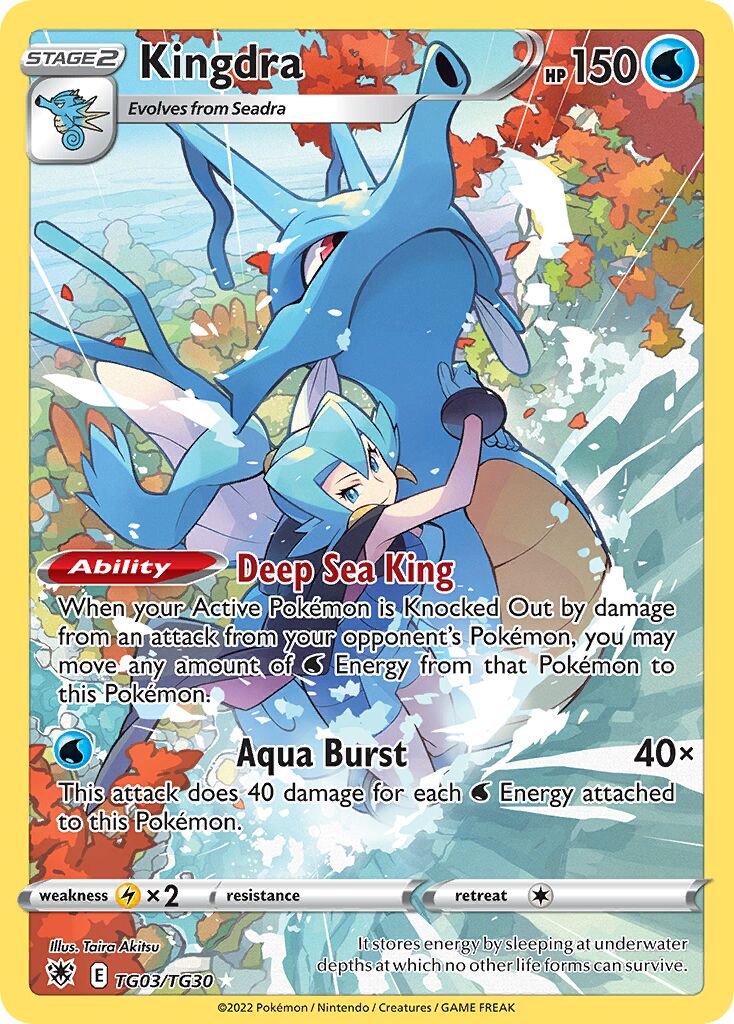 Kingdra - TG03/TG30 - Rare Holo (Inglés Foil NM)