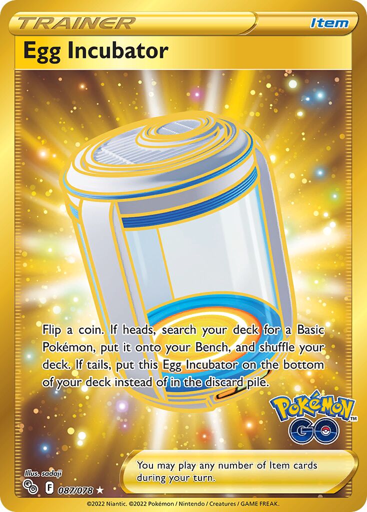 Egg Incubator - 087/078 - Rare Secret (Español Foil NM)